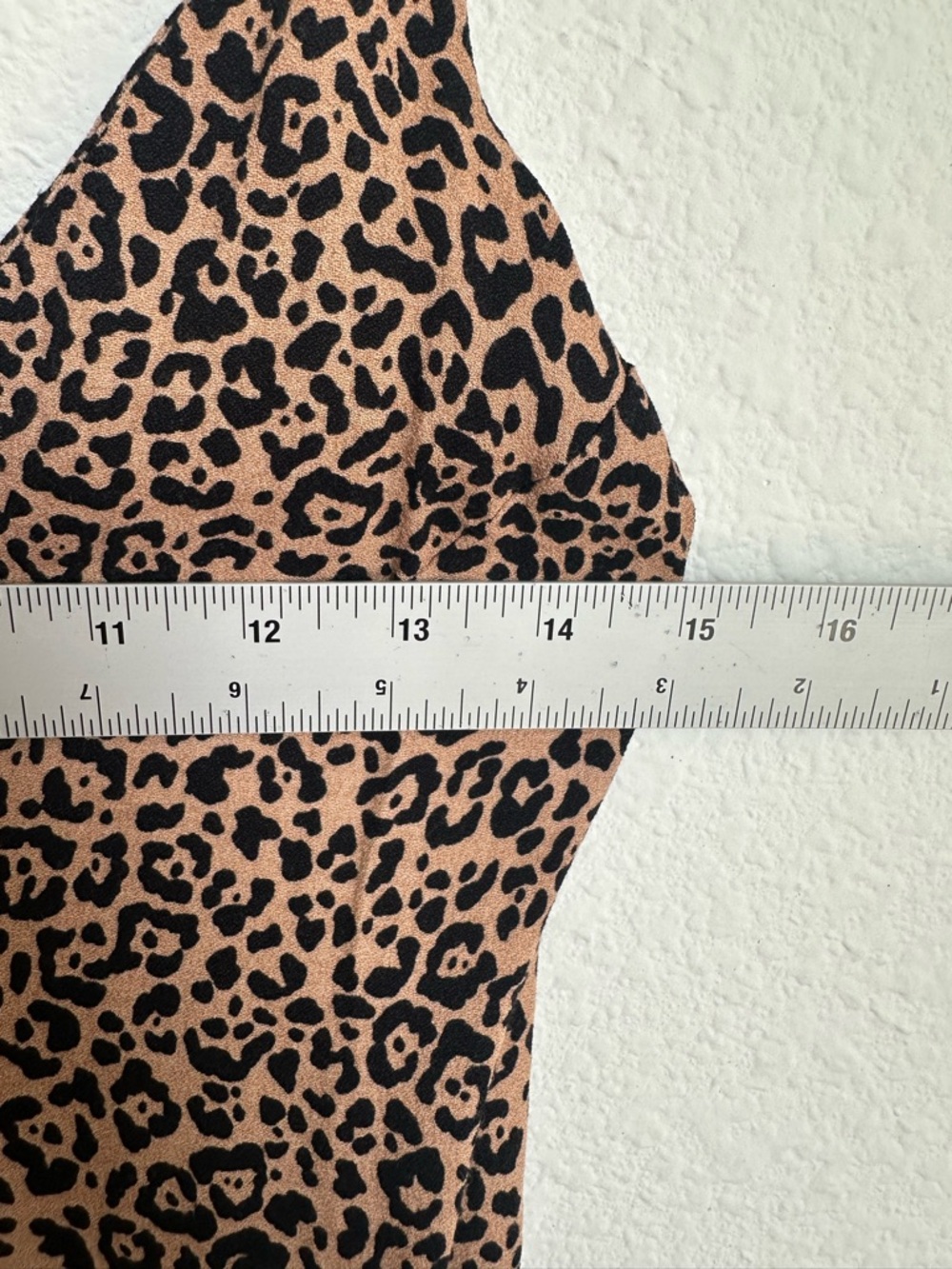 Reformation Marlowe Dress Bengal Leopard Animal print side slit Small‎ - Picture 15 of 16